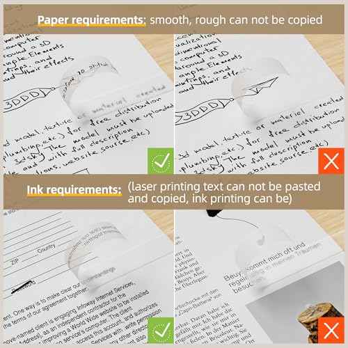 STICK UP Invisible Matte Tape Refill 6 Rolls, Clear Magic Adhesive Tape Bulk Hand Tearable for School Office Supplies Packing Repairing Scrapbook, Compatible with Tape Dispenser, 0.75in x 1000in