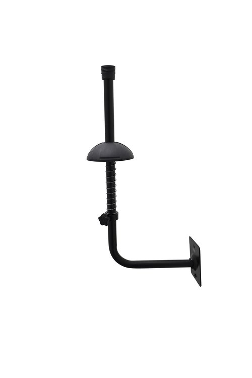 Gator Frameworks Recital Series Wall Hanger with Extra Long Post for Trombones, (GFW-TBONEHNGR-BLK)