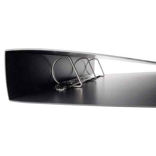 17x11 Binder Poly Panel Featuring a 2" Angle-D Ring Black