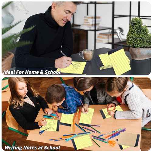 48 Pack Legal Pads Bulk,5 x 8 Inch White Notepad, Note Pads College Ruled Perforated Memo Pad for Work Study Daily Note Taking List, Lined Writing Pads Memo Refills Notepads for Office Home School