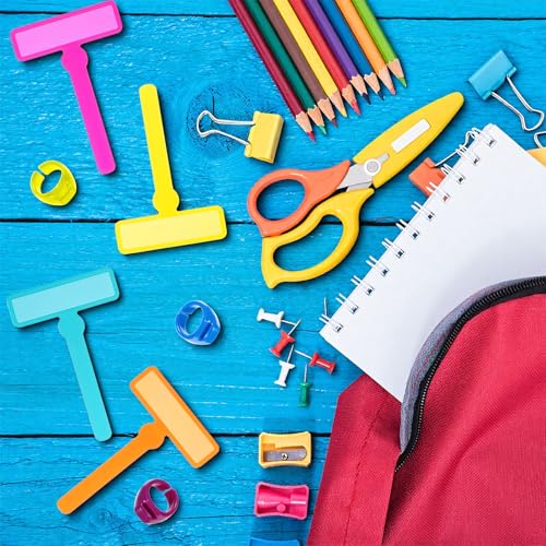 Colorful Reading Guide Strips with Finger Rings for Dyslexia & Reading Assistance