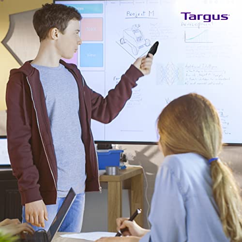 Targus Bluetooth Wireless Presentation Clicker Laser Pointer for Meetings and PowerPoint ? Comes with USB Dongle, 50 Foot Range (AMP16US)