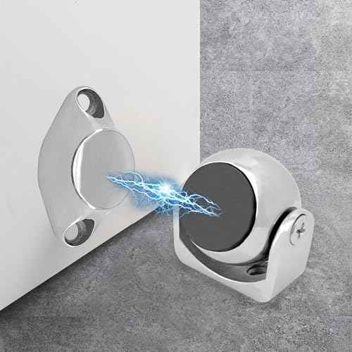 Magnet Door Stopper, 316 Stainless Steel Catch Door Holder Polished Anti-Rust Marine Door Stopper Hardware Accessories for Boat Motorhome Yacht