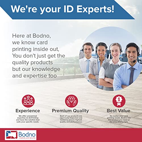 Bodno Premium CR80 30 Mil PVC Cards — 500 Pack (5x100) Blank ID Cards