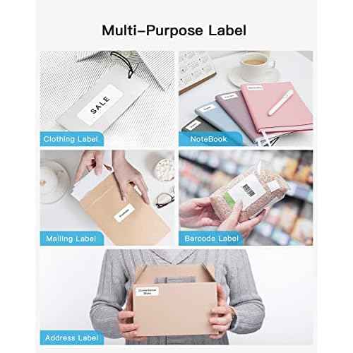 Shipping Address Labels, 2" x 4" Address Labels for Laser & Inkjet Printers, Mailing Labels for 5163, 8163, 5263, Strong Adhesive for FBA Label, Easy to Peel (100 Sheets, 1000 Labels)