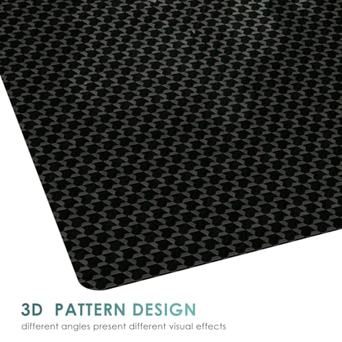 Vicwe Office Chair Mat for Carpet, 63" x 51"Anti-Slip Waterproof Floor Protector Desk Chair Mat for Rolling Chairs, Heavy Duty Chair Mat with Studs,Easy Glide Floor Mat for Home,Gaming