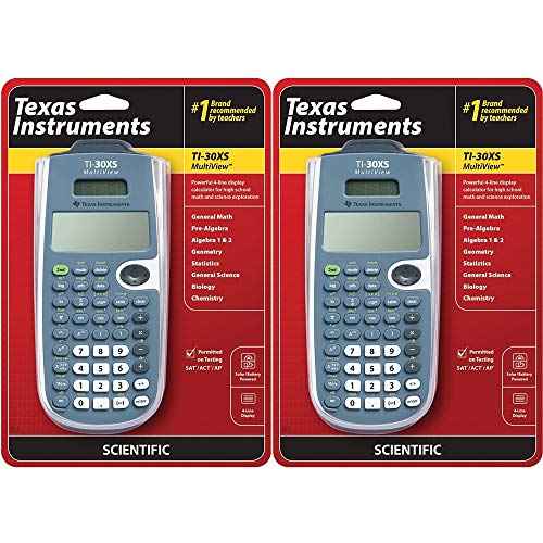 Texas Instruments TI-30XS Multiview Scientific Calculator (2 Pack)