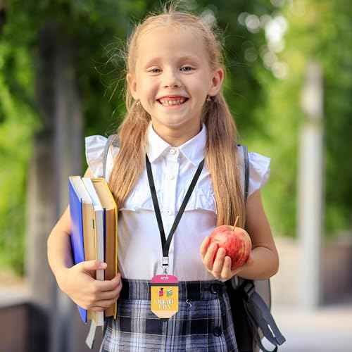 Hall Passes for Classrooms: 6 Pcs Wooden Pencil Hall Pass Unbreakable for Students Teachers, Bathroom Restroom Passes with Lanyards for Elementary Middle, Classroom Must Haves Back to School Supplies