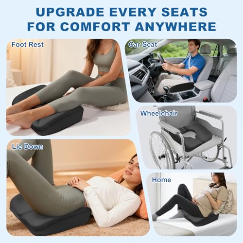 Bed Sore Cushions for Butt - Tailbone Pain Relief Seat Pillow 18x16x4.5in