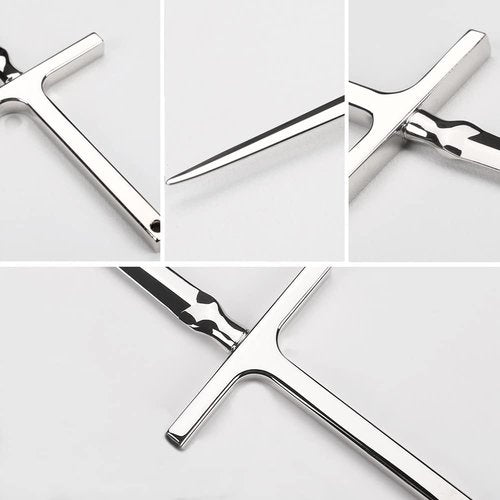 BANCHELLE Letter Opener - Sleek Silver Envelope Slitter for Effortless Opening | 9.06 x 2.68 x 0.28 Inches