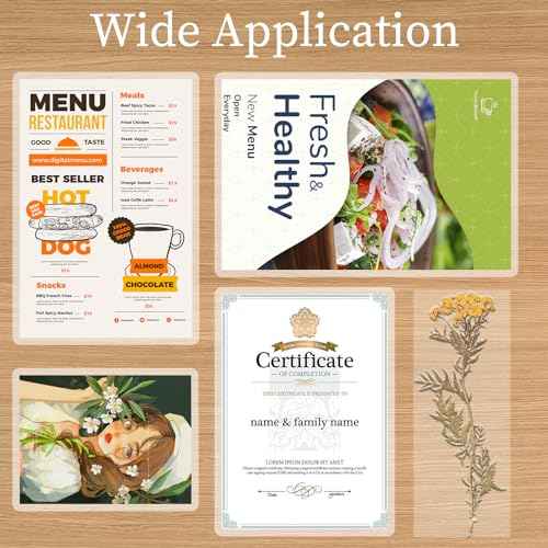 5 Mil Thermal Laminating Sheets 300 Pack, Clear 9" x 11.5" Laminating Pouches Rounded Corner, Holds 8.5 x 11 Inch Sheet, Letter Size Lamination Paper for Laminators