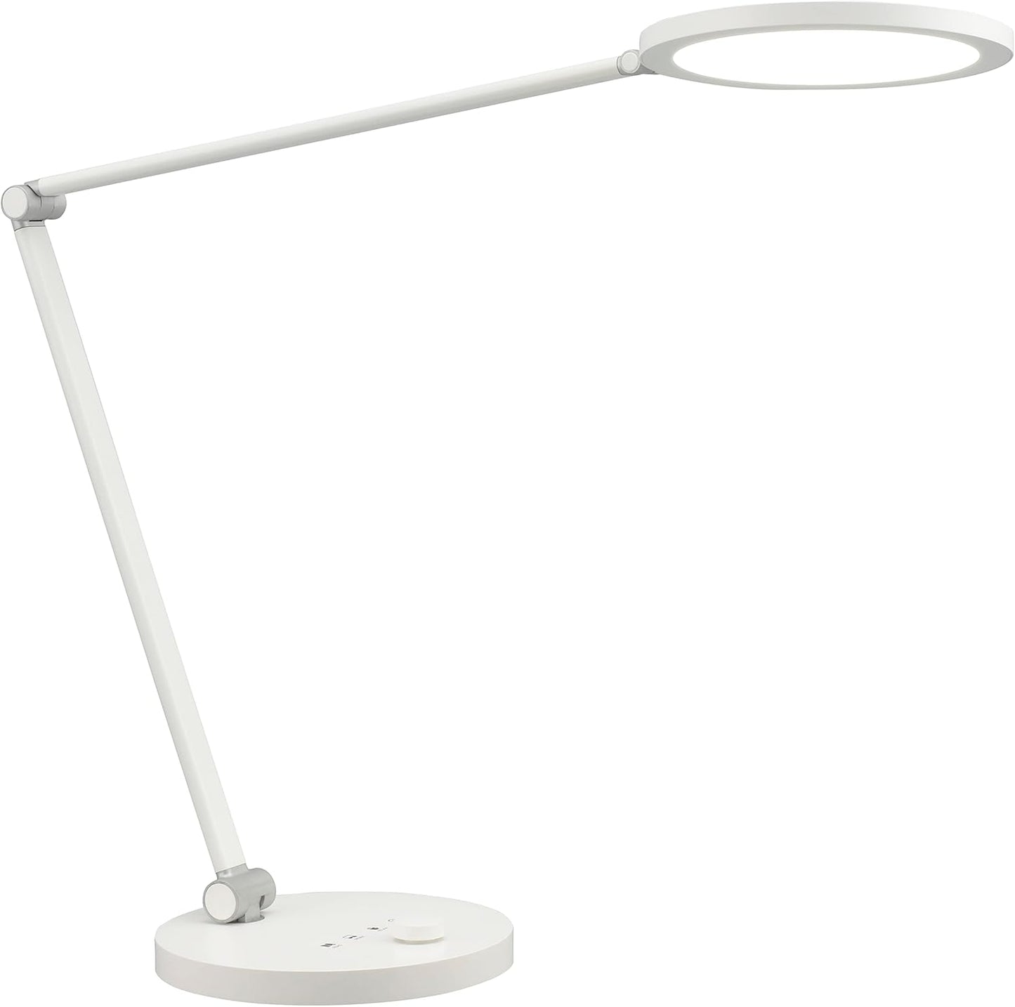 Skiennix Desk Lamp - Metal Swing Arm LED Light with 3 Dimming Modes | 14W 1200LM for Home Office & Streaming