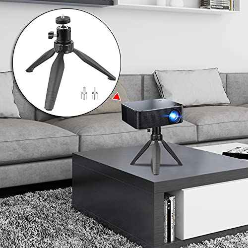 Mini Projector Tripod Mount Compatible with DR.J Upgrade, DBPOWER, Anker, AAXA Technologies, Artlii, LoongSon, APEMAN and Most Other Mini Projector