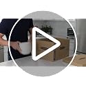 Bankers Box Classic Moving Kit 12 Pack Assorted Small & Medium Boxes with Lids, Reinforced Handles, Tape-Free Assembly