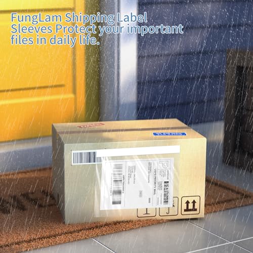 7.5 x 5.5 Inch Clear Adhesive Packing List Envelopes - Pack of 100