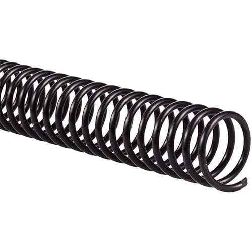 Plastic Spiral Coil Binding Spine 12" Black 6mm-50mm 30-440 Sheets (Black, 20mm)