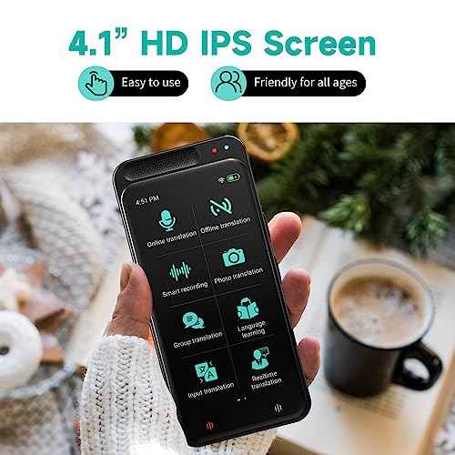 Language Translator Device No WiFi Needed, Upgraded VORMOR AI Translator Support ChatGPT, Two Way Real Time Voice Translation with 138+ Languages, Offline/Photo Translation for Business, Learning