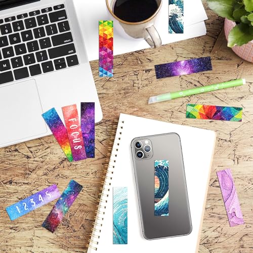 50PCS Calm Stickers for Anxiety Sensory Stickers for Relieve Adults Kids Teens Fidgets Stress Office&Classroom Supplies Anxiety Relief Items with Tactile Textured Surface Patterns(Multi)