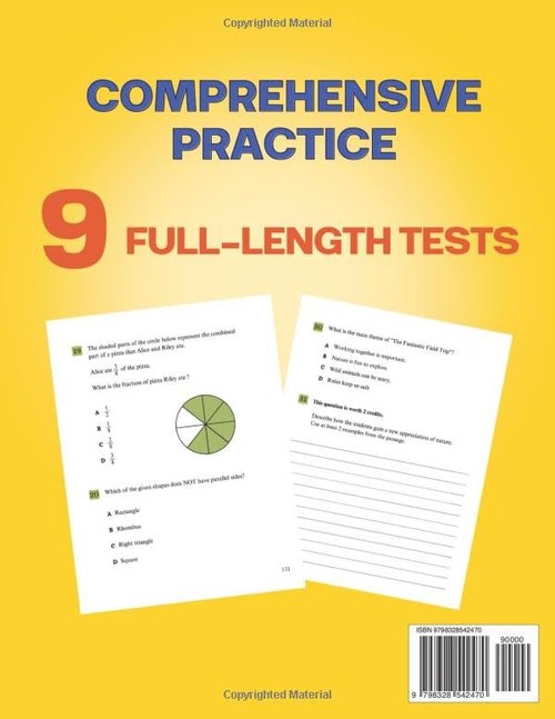 New York State Test Prep Grade 3 - Complete English & Mathematics Practice Workbook with Full-Length Tests