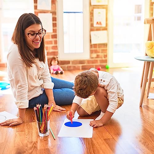 Kalkehay 6-Inch 40 Pack Dry Erase Floor Dots for Classroom & Activities