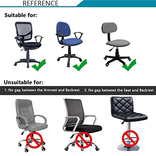 Universal Office Chair Cover - Stretchable Protective Slipcover for Rotating Chairs