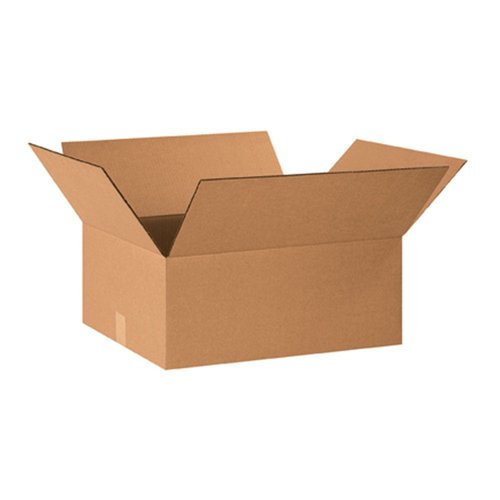 Aviditi 20168 Corrugated Cardboard Box 20" L x 16" W x 8" H, Kraft, For Shipping, Packing and Moving (Pack of 25)