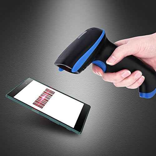 Bewinner Bar Code Scanner, YHD-5100 Barcode Reader with 2.4G USB Cable, Compatible with/Android/Windows Systems - Dual Connection Modes Design,32-bit ARM