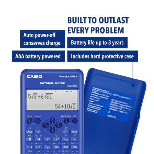 Casio FX-300ESPLSBBU Scientific Calculator with Natural Textbook Display