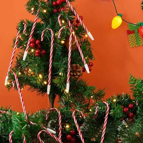 JOYIN 24 Pcs Christmas Candy Cane Ball Point Pens for Kids Gift, Xmas Pen Bulk for Christmas Stocking Stuffers, Teacher Student Gifts Classroom Supplies Carnival Prize Goodie Bag Fillers