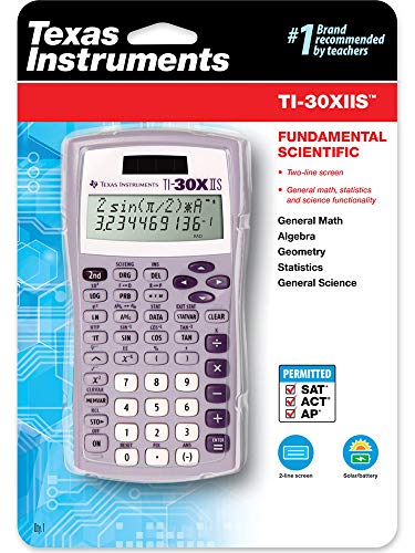 Texas Instruments TI-30X IIS Scientific Calculator Lavender 2-Line Solar