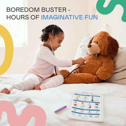 Tiny Expressions Playtime Notepads - 6-Pack Kids Pretend Play Notepads - 40 Pages Each of Restaurant, Doctor, Boarding Pass, Report Card, Nature Walk & Soda Shop for Imaginative Role Play