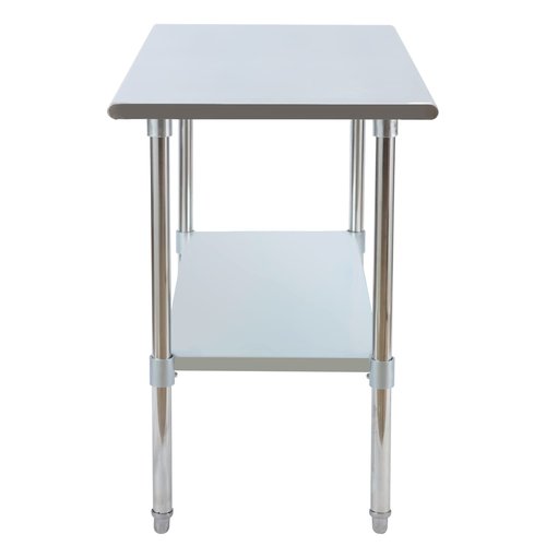 Stainless Steel Work Table w/Undershelf,30" x 24" inch Commercial Kitchen Work & Prep Table for for Restaurant, Home and Hotel.