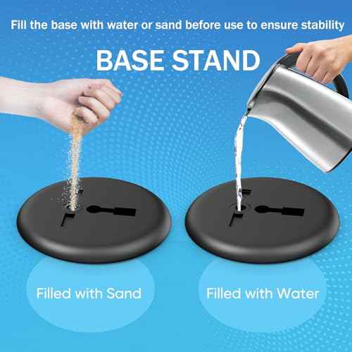 Adjustable Poster Stand for Display - Floor Standing Poster Sign Stand Metal with 180¡Æ Angle Rotation, Great for Events, Advertising, and Direction Board & Foam Poster (1 PACK)
