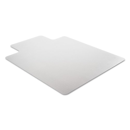 Alera Moderate Use Studded Chair Mat for Low Pile Carpet, 36 X 48, Lipped, Clear