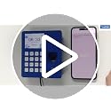 Cloud Time Clock for Small Business - Remote Access, Auto Report, Blue-White