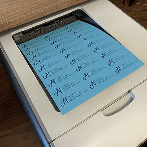 Blank Labels Fluorescent Green FBA & Mailing Labels ? 2.625" x 1", 30 Labels Per Sheet, Bright Visibility for Warning or Inventory Use, Inkjet & Laser Printer Compatible