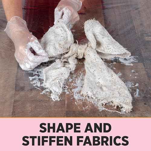 Aleene's Fabric Stiffener and Draping Liquid, Quick Drying, Nontoxic, for Stiffening and Shaping Fabrics, 8 oz
