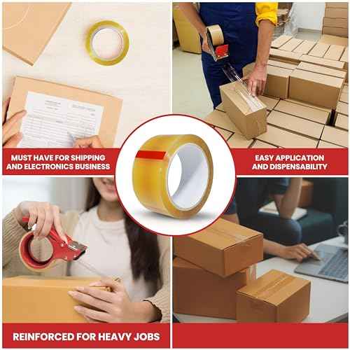 GGR Supplies T.R.U. Cello Eco-Fiendly Biodegradable Cellophane Clear Stationery/Light Duty Packaging Cellulose Sealing Tape: 1 in. (W) x 72 yds. (L) - 3 in. core (Pack of 10)