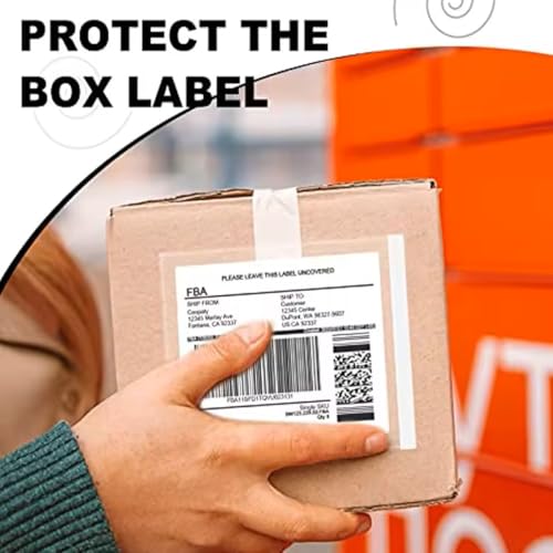 500PCS Clear Self-Adhesive Packing Slip Envelopes for Shipping & Invoices 9.5x12"