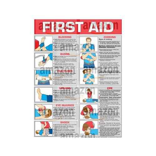 Fitnus Chart Series First Aid 18" X 24" Laminated Poster