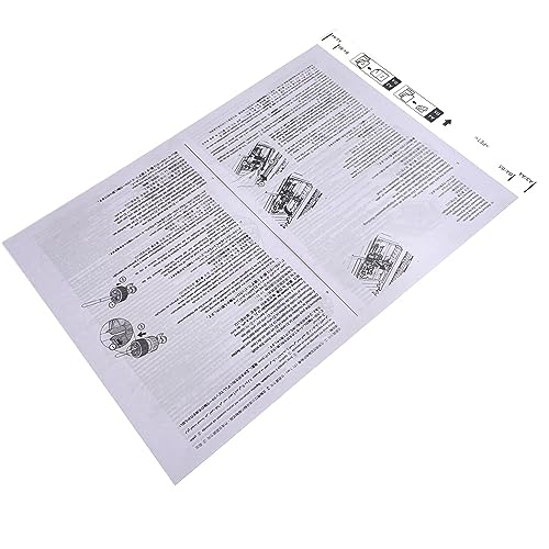 5 Pack Carrier Sheets for Epson Flatbed Scanners - Compatible with GT-S50, DS-410 & More