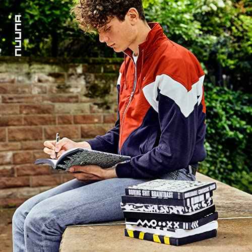 Nuuna Graphic L London Smooth Bonded Leather Notebook - Black