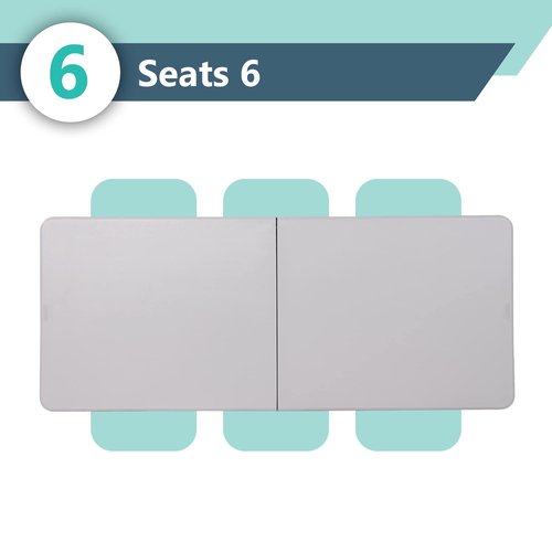 Peakform Centerfold 6-Foot Folding Table