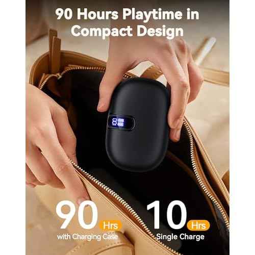 AI Translation Earbuds Real Time, 164 Languages & Accents, 4-in-1 Translator Earbuds Open Ear with 90H Playtime Audifonos Traductores Ingl?s Espa?ol Translation Headphones for Travel Business Meeting