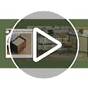 MAHANCRIS Rustic Brown Small Rolling File Cabinet with 3 Dividers, Under-Desk Organizer