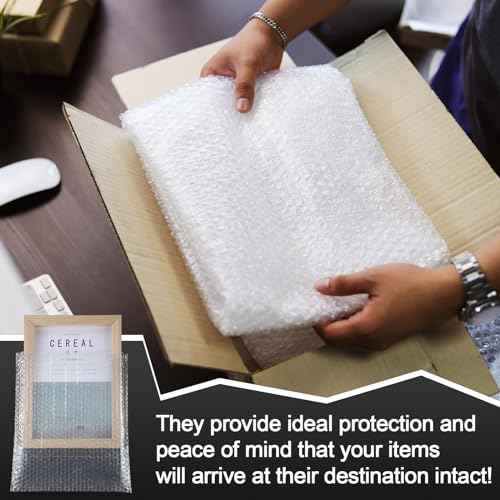 100 Pcs 5 Sizes Bubble Pouches Bags Bubble Bags for Shipping Packing Cushion Wrap Pockets Moving Supplies for Dishes and Glasses, China Cups, Glassware Mugs Packaging(Mixed Size,Clear)