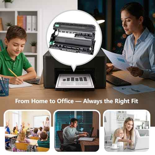 DR730 for Brother DR730 DR760 Drum Unit to Use with MFC-L2750DW MFC-L2710DW HL-L2350DW HL-L2395DW HL-L2370DW DCP-L2550DW Printer High Yield Black (1PK DR730/DR760)