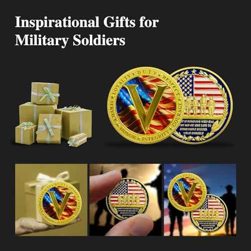 42Pcs Military Challenge Coins Bulk Pack Thank You Appreciation Coin Gifts for Veterans Soldiers Men Women