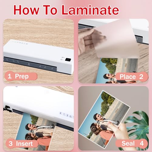 100Pack Legal Size Laminating Sheets 4 Mil Thermal Laminate Pouches for Extra Protection Clear Laminator Sheet, 9x14.5inches