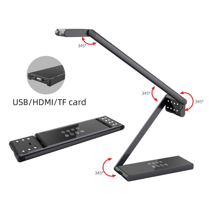WT133AF-HV Plus Can Link to WiFi Portable Document scanners, USB Book scanners, Document Cameras for desktops/laptops, Capture Size A3, Windows and Mac OS Compatible Document Camera with hdmi Output